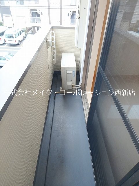 ※同建物内別部屋参考写真 アルファーレ姪浜駅南 ベランダ
