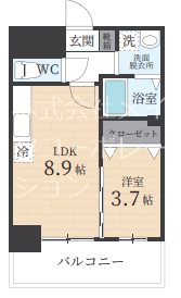 GRANDEUR住吉弐番館 間取り