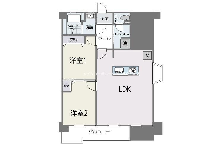 高宮春野ハイツ 間取り