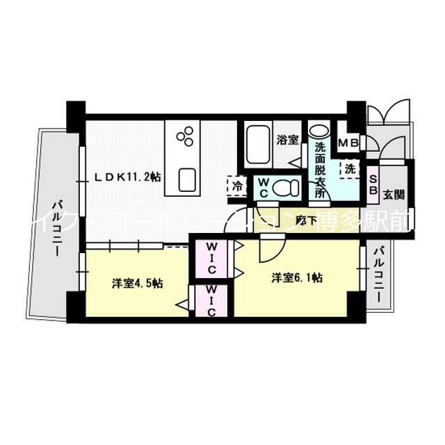 サンラルーチェ博多南 間取り