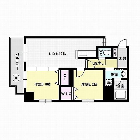 プレスタイル博多駅南 間取り