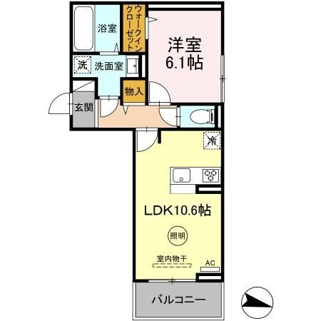 D-ROOM石丸  間取り