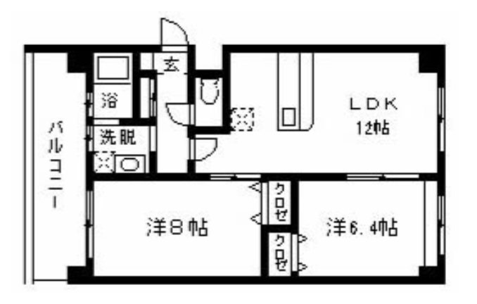 サンヴィクトワール 間取り図