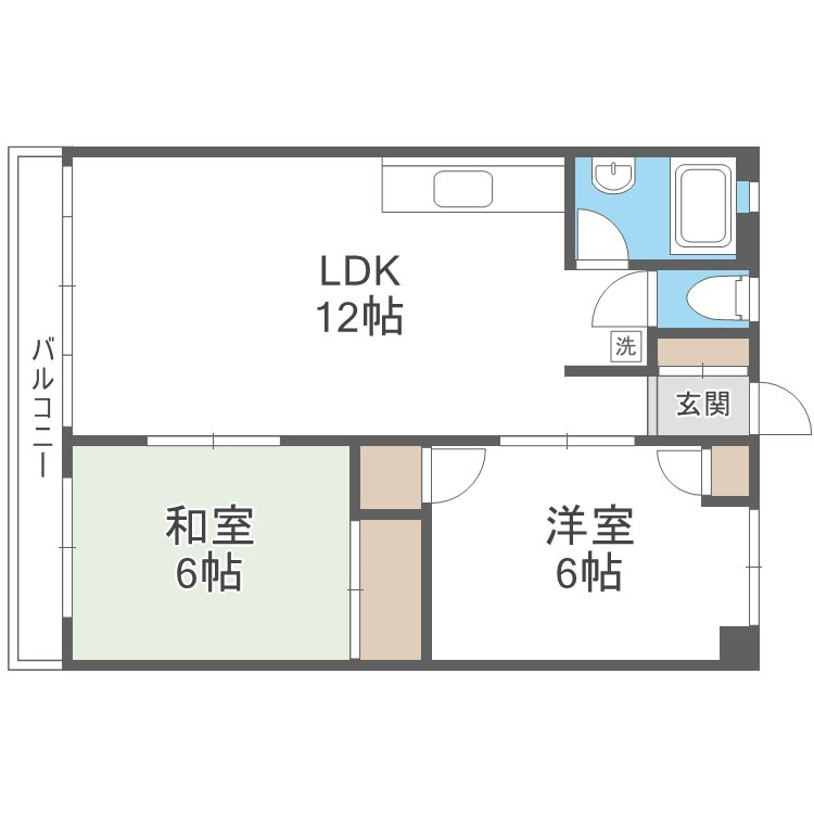 VEGA城西 間取り