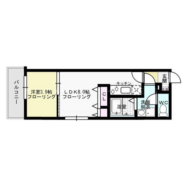 Branche平尾Ⅲeast 間取り