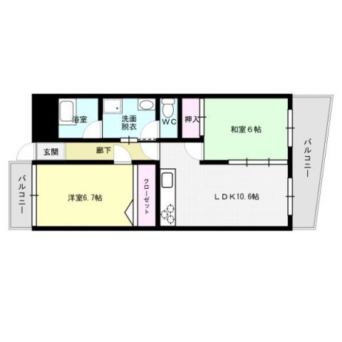 ラフィーネ西嶋 間取り