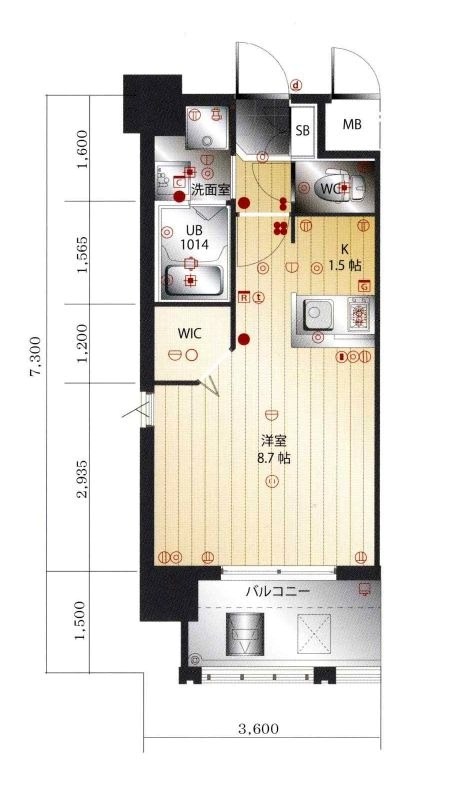 ラファセエスぺランサ大濠 間取り