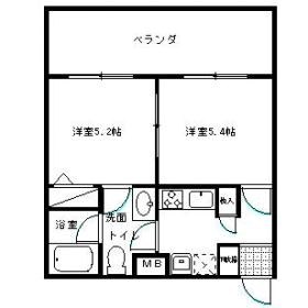 CUBE春吉patio 間取り