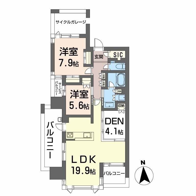 グランドメゾン大濠公園2020 間取り