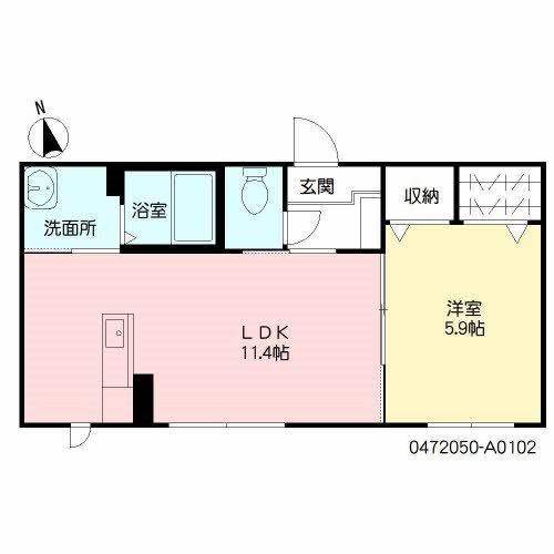 間取り フローラ77 間取り図