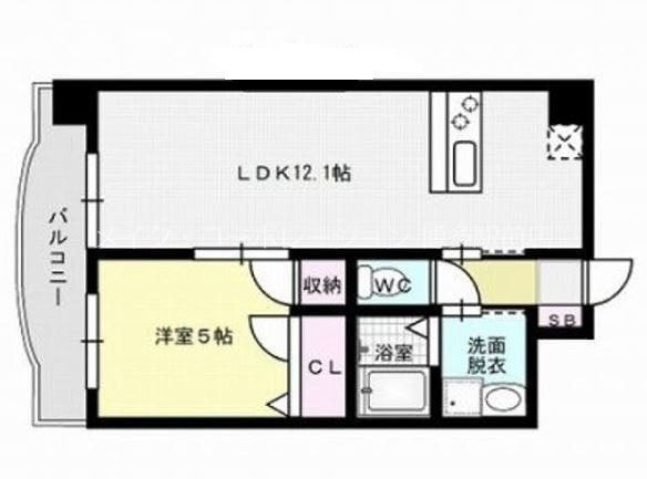 スタンドリバー博多駅南 間取り