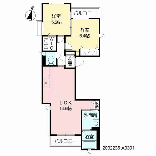間取り リーヴス薬院 間取り図