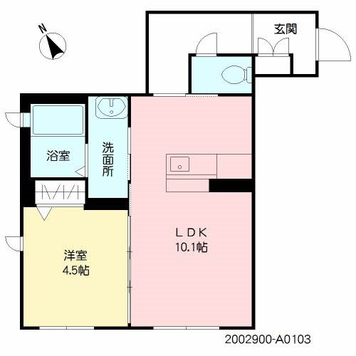 703HouseWest大濠 間取り