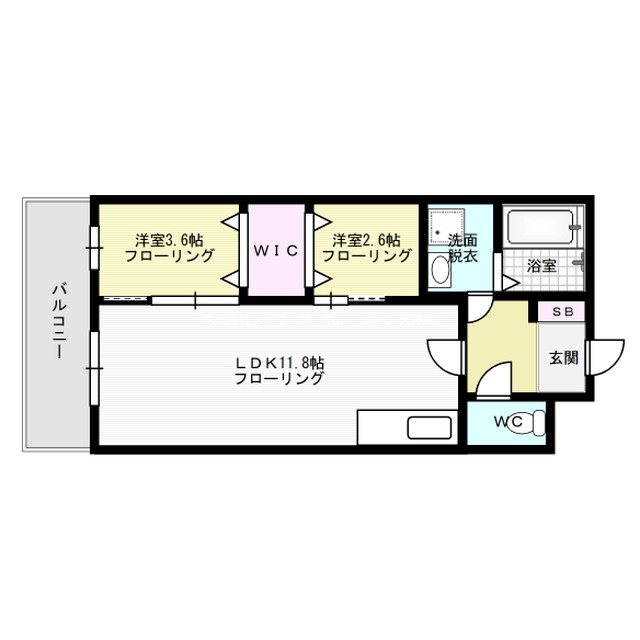 MODERN PALAZZO天神南 間取り