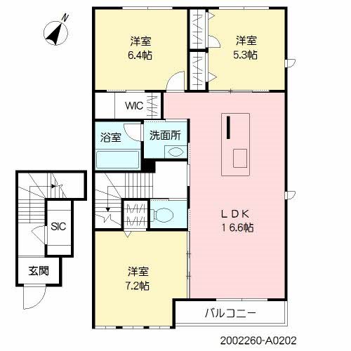 間取り ガーデンズ ジオ A棟 間取り図