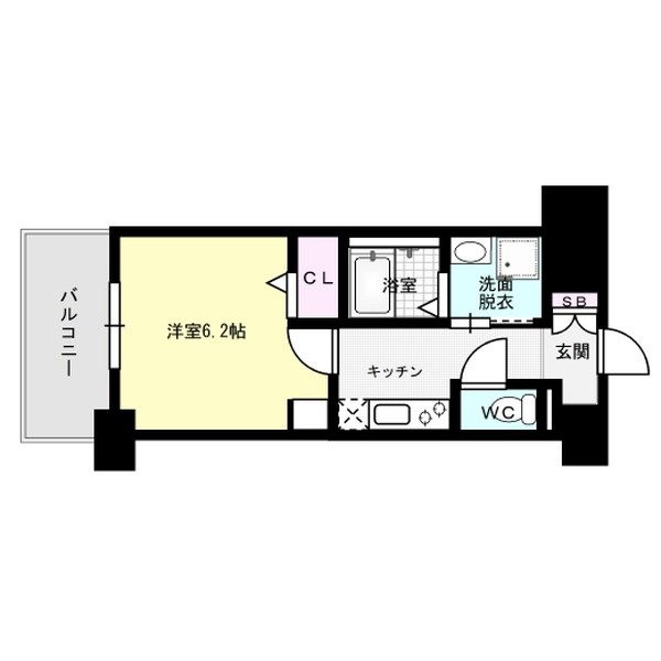 ギャラクシー博多駅北 間取り
