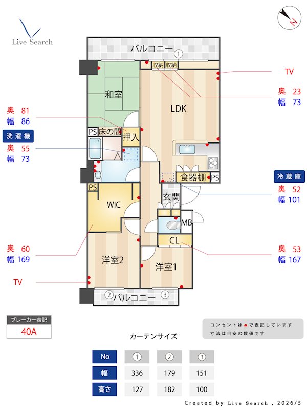 ピア高宮N棟 間取り