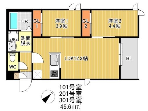 REGALEST塩原テラス 間取り