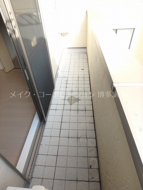 ※同物件、別間取りの写真です。 フォレストメゾンアイリス ベランダ