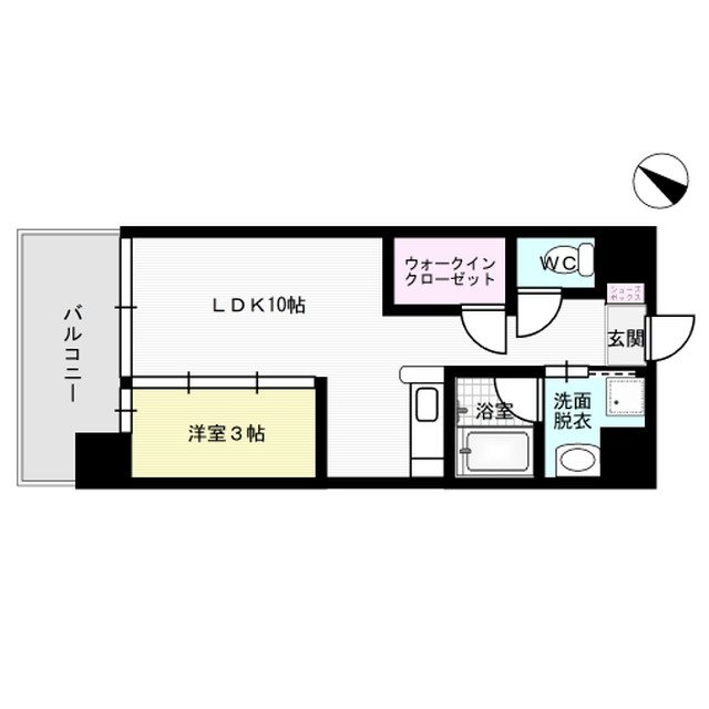 間取り DSタワー平尾駅前レジデンス 間取り図