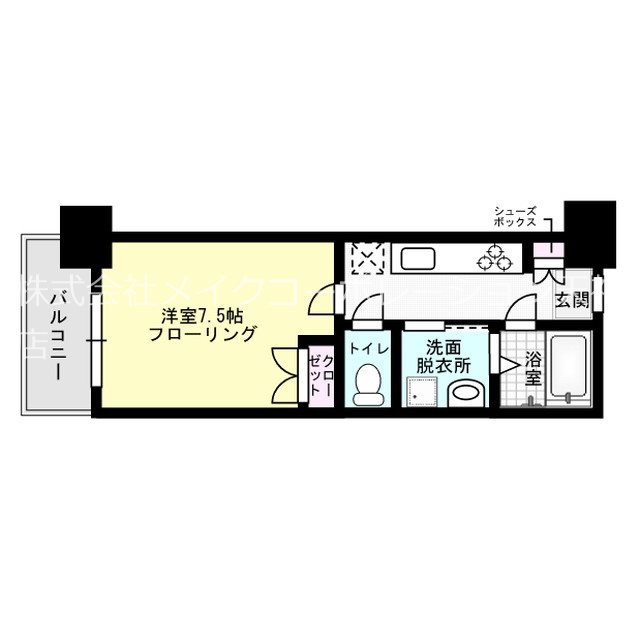 No.111　CLUB　ORIENT　BLD　TRADING　TOWER 間取り