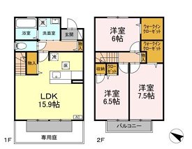コンフォール・エトー 間取り図