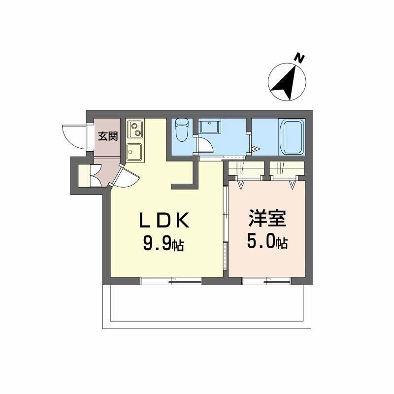 間取り シャーメゾン上大利レジデンス 間取り図