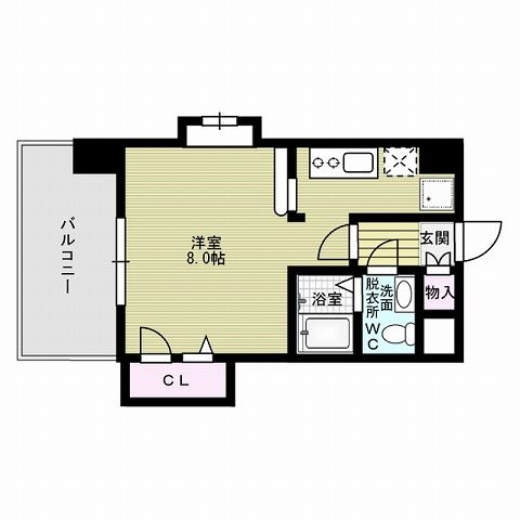 間取り ピュアドームステイツ博多 間取り図