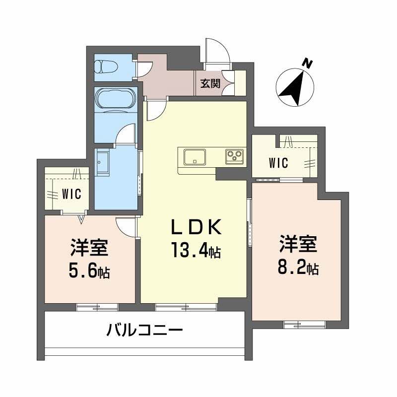 間取り シャーメゾン上大利レジデンス 間取り図