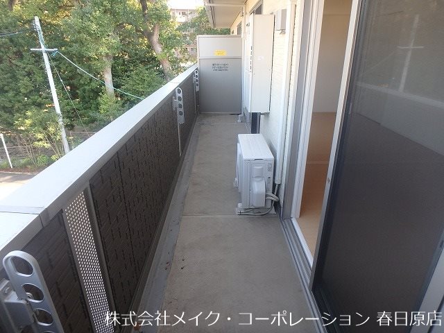 写真は同型タイプ 優水B棟 ベランダ
