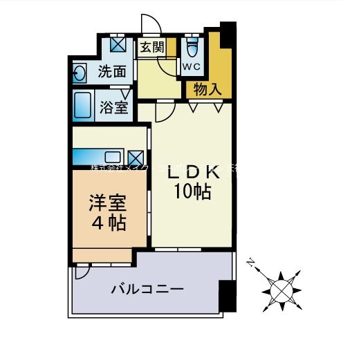 グランドール薬院  間取り