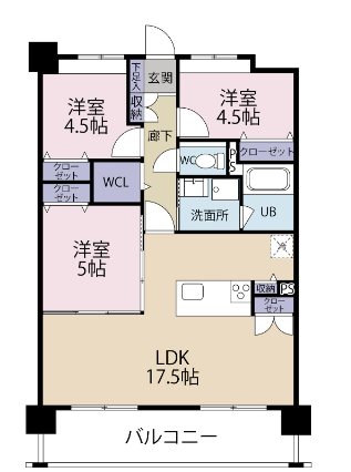 エアポート博多ワード 間取り