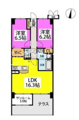 VegaLight別府 間取り