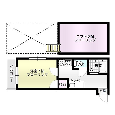 ステラハウス別府 間取り