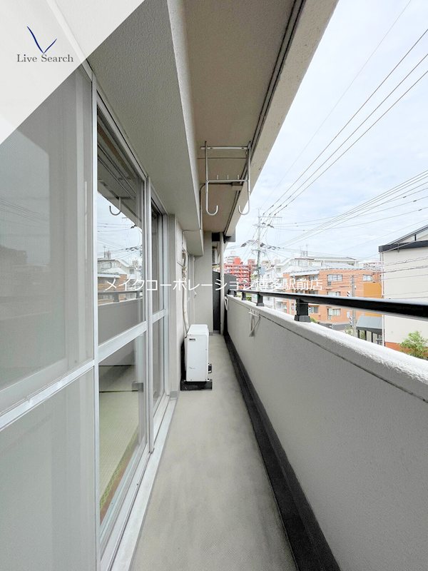 福岡高宮マンション ベランダ