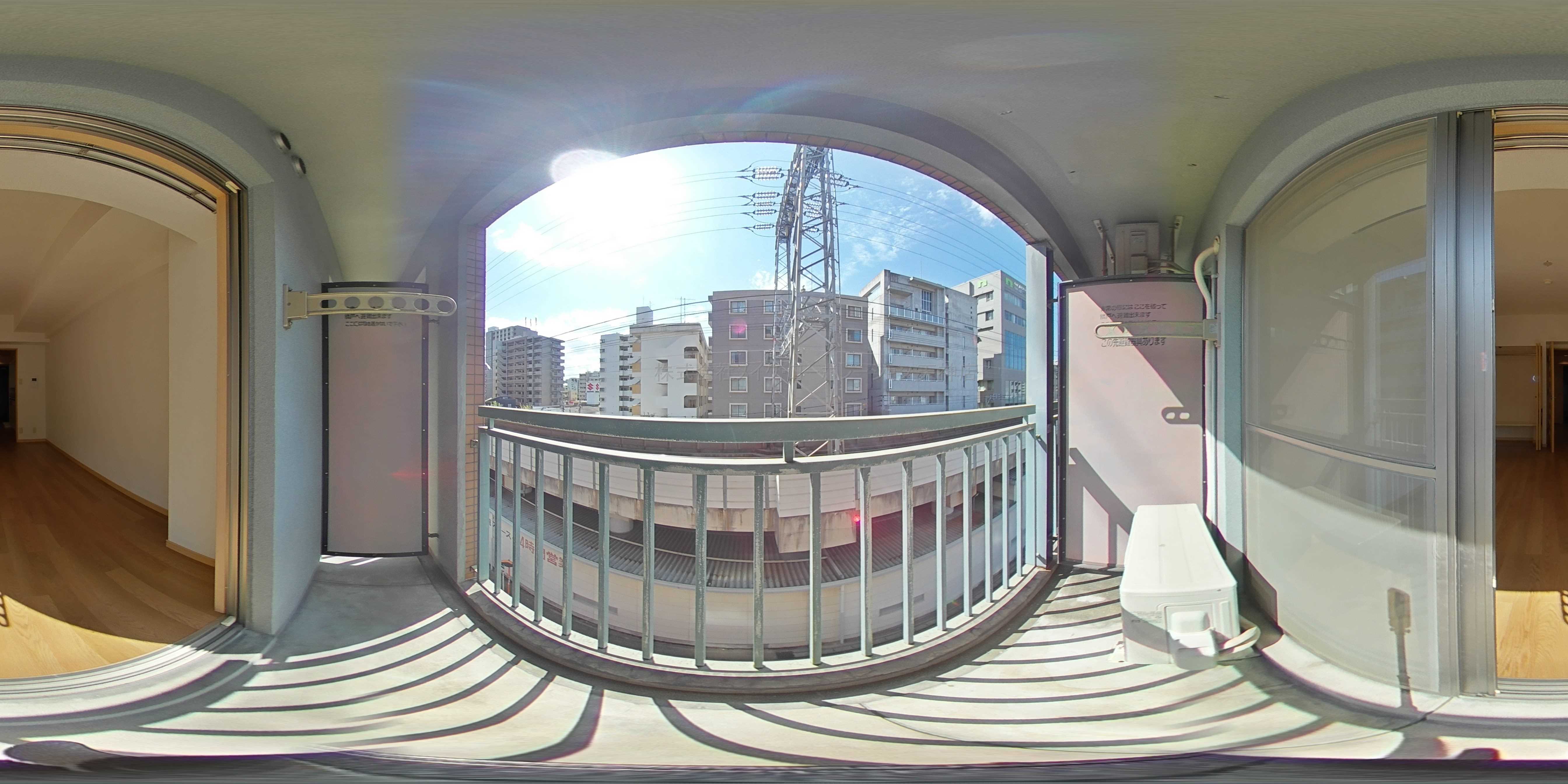 コンフォートビル ベランダ