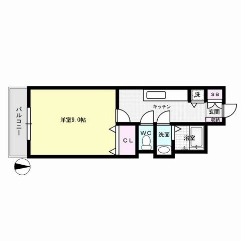 マンション五島山 間取り