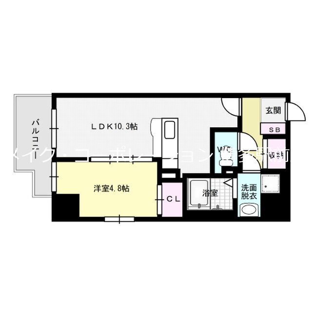 ドムール県庁前 間取り