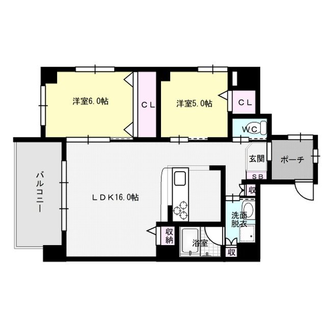大濠パークサイドレジデンス 間取り