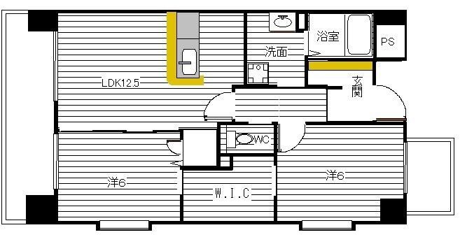 第１０マルヤビル箱崎 間取り