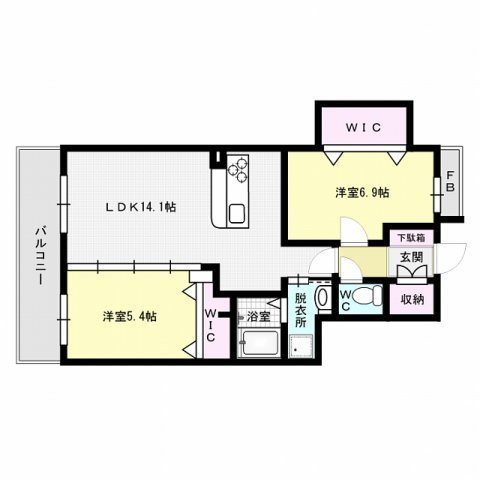 プレジュール壱番館 間取り