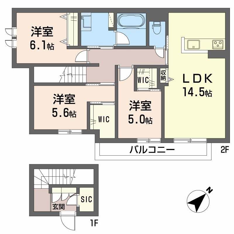 ルミエール曙町 101号室 間取り
