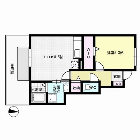 フォイユ橋本 間取り