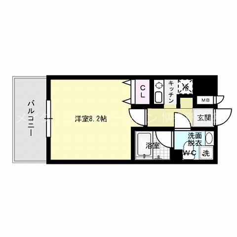 エフパルク県庁前 間取り