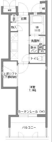 間取り アクタス博多Vタワー 間取り図