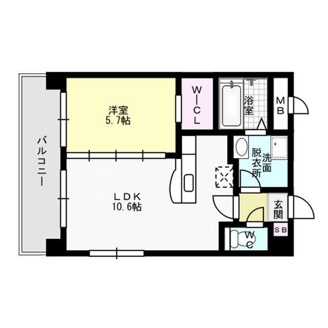 ※室内写真は同物件別部屋引用・現状優先です。 アルティメゾン博多 間取り図
