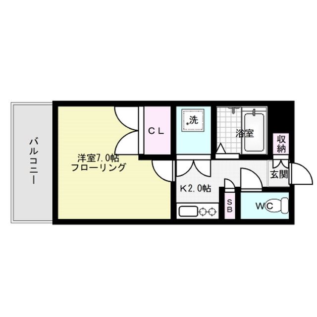 ディアマンテ薬院 間取り図