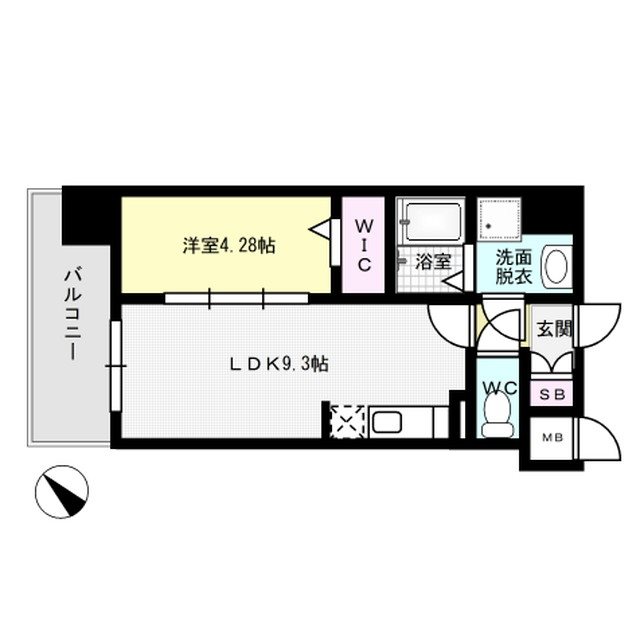 モダンパラッツォ博多rivaⅡ 間取り
