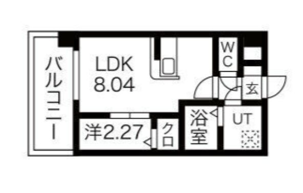 パグーロ西新南 間取り