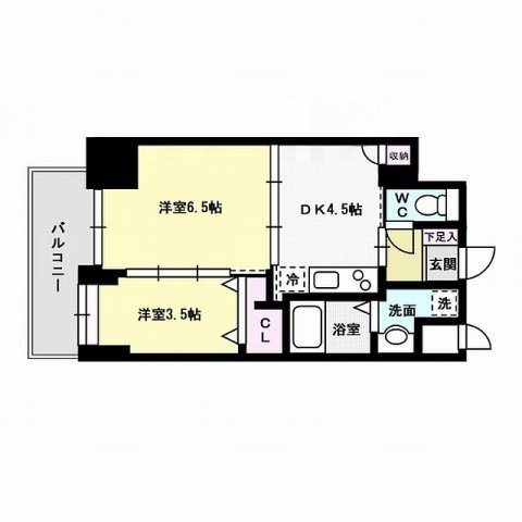 ネストピア別府駅前～ネット無料～ 間取り